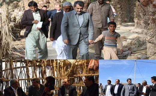 بازدید معاون وزیر کشور از روستاهای محروم شهرستان ایرانشهر بازدید معاون وزیر کشور از روستاهای محروم شهرستان ایرانشهر