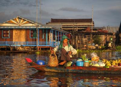 روستاهای شناوری که خیابان هایی پر از قایق دارند!