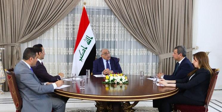 عبدالمهدی: اگر عراق عرصه جنگ شود، منطقه شعله ور خواهد شد عبدالمهدی: اگر عراق عرصه جنگ گردد، منطقه شعله ور خواهد شد