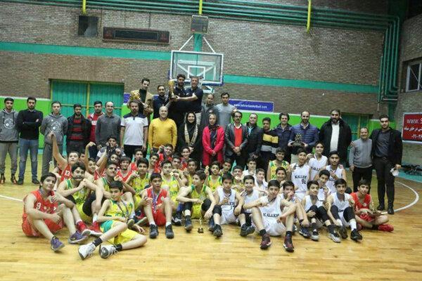 مسابقات بسکتبال نونهالان تهران با قهرمانی کاله به پایان رسید