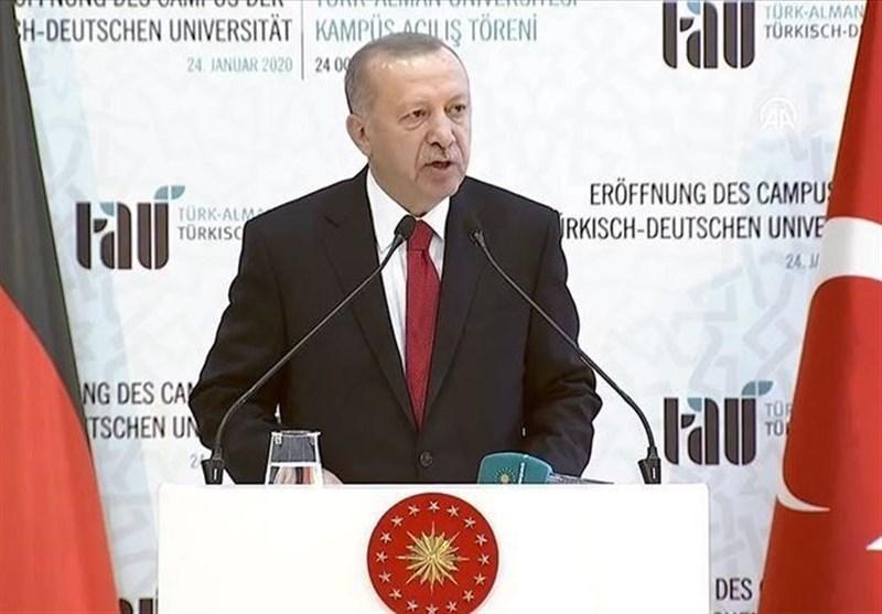 افتتاح ساختمان جدید دانشگاه ترک-آلمان با حضور مرکل و اردوغان