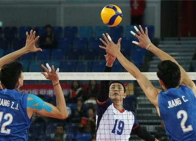 والیبال انتخابی المپیک، چین به سختی تایپه را شکست داد، ایران صدرنشین باقی ماند