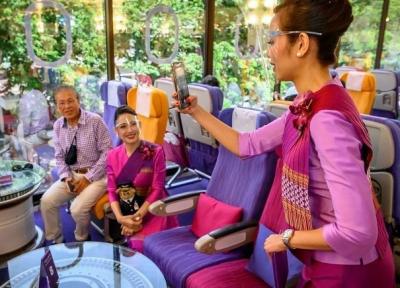 تجربه پرواز در کافه-هواپیماهای تایلند