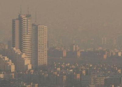 هشدار آلودگی هوای در تهران