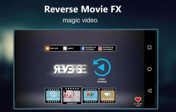 معرفی اپلیکیشن Reverse Movie FX؛ ویدیوهای خود را معکوس کنید