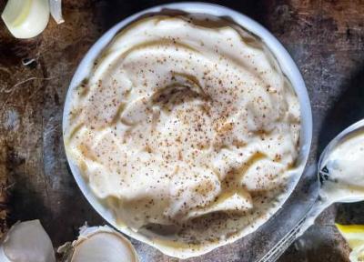 طرز تهیه سس سیر با مایونز به سبک رستورانی